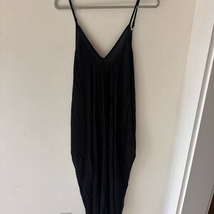 Elan Black Sleeveless swimsuit coverup